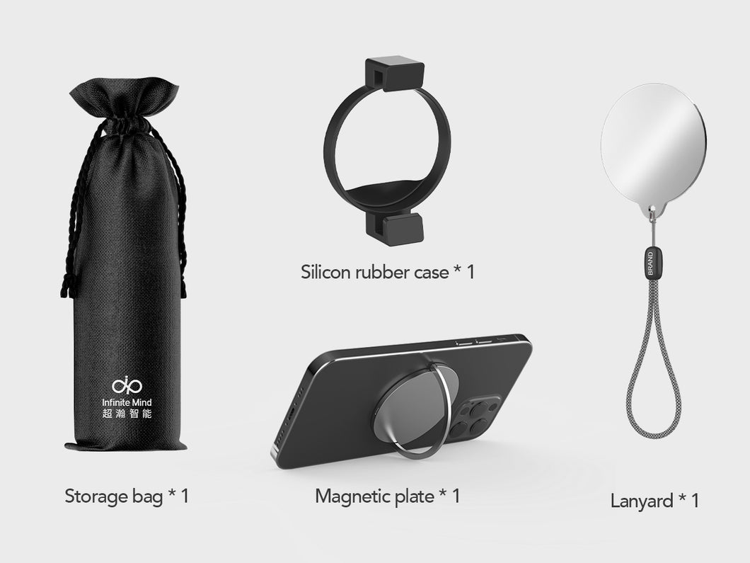 Accessories pack for magnet selfie stick